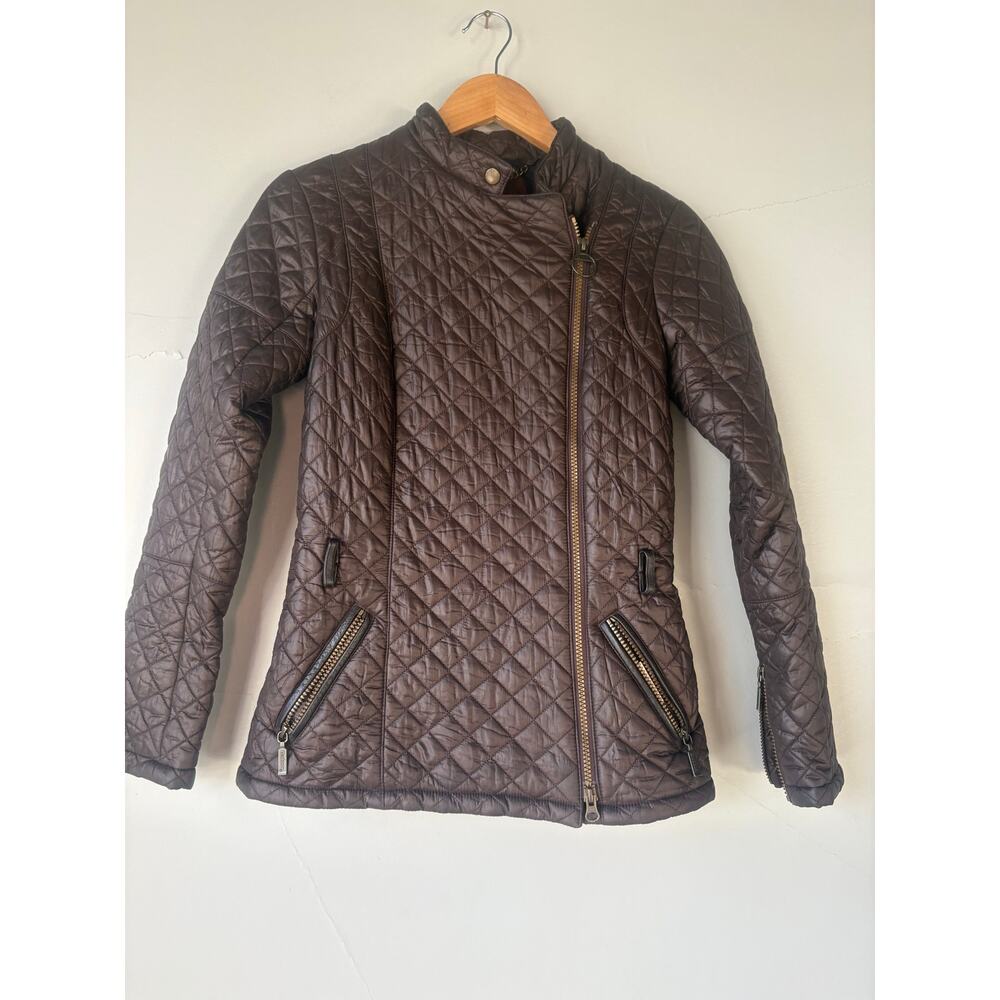 Barbour Quilted Brown Jacket - image 3